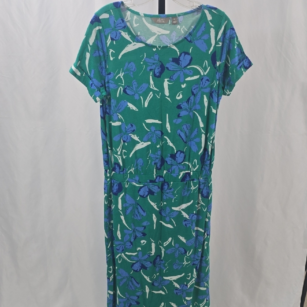 MOTTO Green and Blue Floral Maxi Dress - Picture 2 of 7